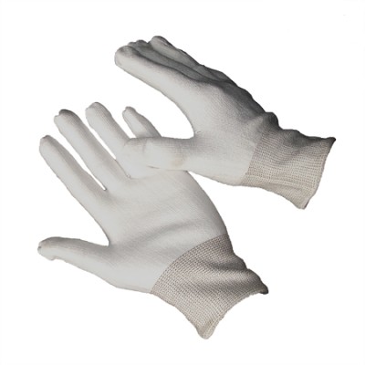 D-Găng tay chống cắt Dyneema không phủ màu trắng